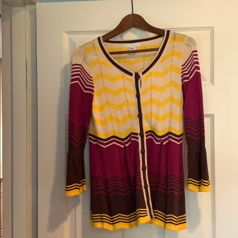Design History Printed Cardigan